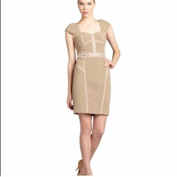 Rebecca Taylor SandStone Linen Short Casual Dress